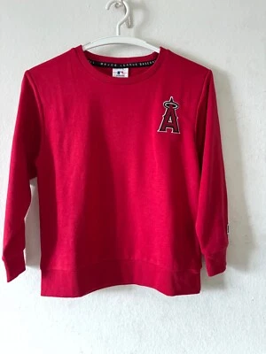 Los Angeles Angels Red Team Primary Logo Pullover Sweatshirt 7-8T - Image 1 of 4