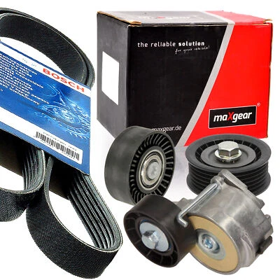 Kit Cinghia Trapezoidale Bosch 6PK1390 + Tenditore per Sedici SUZUKI SX4 FIAT - Immagine 1 di 4