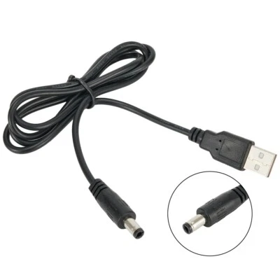 USB to 12V Power Supply Cable Converter and Convenient 5 5*2 1MM Interface