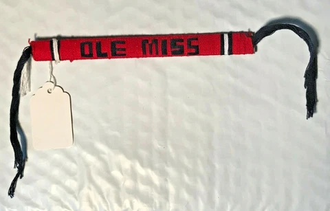 Ole Miss University Rebels Football Bracelet (or Bookmark) Cover