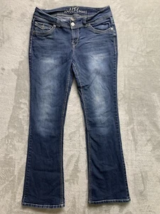 Wallflower Jeans Womens 11 Blue Bootcut Mid Rise Medium Wash Denim Stretch W518 - Picture 1 of 9