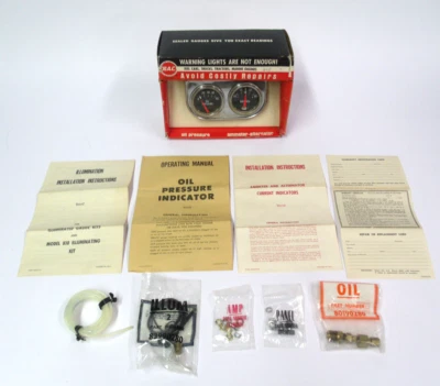 Medidor de presión de aceite y amperímetro-alternador Rite Autotronics Corp sin probar sin abrir Foto 1 de 4