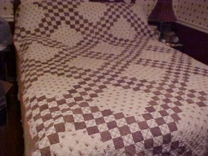Antike DREIFACHE IRISCHE KETTE Quilt 87844 - Bild 1 von 9