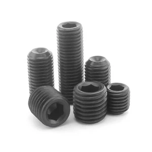 Gewindestift Ringschneide DIN 916 Madenschrauben 3/16" 1/4" 5/16" 3/8" 1/2" 5/8" - Picture 1 of 7