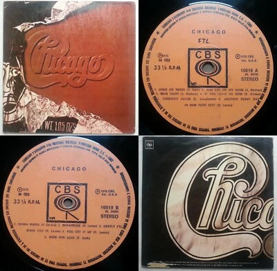 CHICAGO X PETER CETERA 1976 GF CVR INCL LYRICS INNER SLEEVE MEGARARE CHILEAN PRS - Image 1 of 4