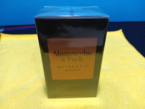 ABERCROMBIE & FITCH, AUTHENTIC NIGHT 100ML SEALED BOX EDT 3.4oz NEW - Picture 1 of 9