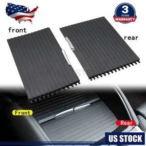2 Rear+Front Center Console Roller Blind Cover For BMW X5 X6 E70 E71 2007-2014 - Bild 1 von 9