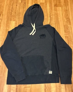Roots Athletic Mens Size XL Hoodie - Navy Blue Hooded Sweatshirt - Canada - Picture 1 of 6