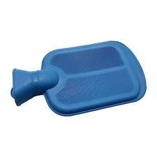 Best BLUE  Hot Water Bottle Rubber Bag Warm Relaxing Heat Cold Therapy  US
