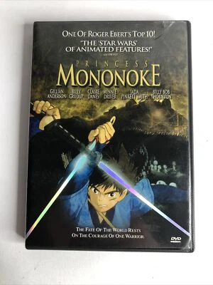 Princess Mononoke (DVD, 2000) Disney Studio Ghibli with Insert - Image 1 of 3