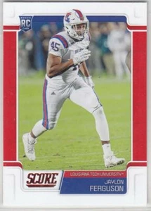 Jaylon Ferguson 2019 RC SCORE fútbol rojo paralelo venta al por menor La Tech RAVENS - Imagen 1 de 1