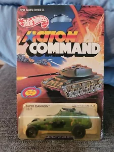 Vintage Hot Wheels 1984 Action Command "Super Cannon" carded - Picture 1 of 6
