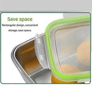 Premium Food Storage Container Airtight Kitchen Box For Lunch EUY - Picture 1 of 24