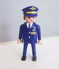 PLAYMOBIL (C226) AEROPORT - Commandant Pilote Avion Aeroline 3185