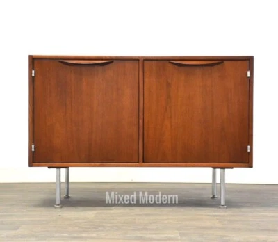 Jens Risom Walnut Mid Century Modern Credenza Cabinet - Image 1 of 4