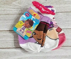 Disney Doc McStuffin's No-Slip Socks 3 Pair Girls Size 2T-4T - Picture 1 of 2