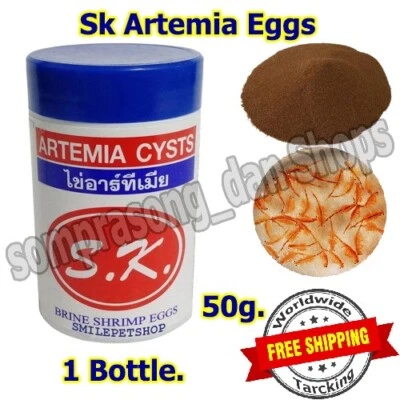 B1 Artemia Cysts Brine Shrimp Egg for Shrimp Fish Best Premium Quality 50 g. - Image 1 of 4