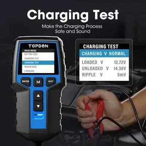 12V Car Battery Tester Digital Auto Diagnostic Battery Tester Analyzer Vehicle - Picture 1 of 13