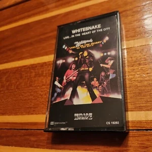 WHITESNAKE Live in the Heart of the City Cassette Tape - Picture 1 of 3