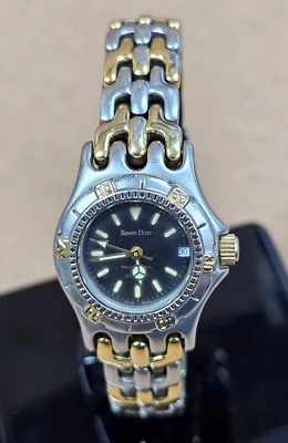 Designer Roven Dino Amphibian 8007 relógio de quartzo feminino 200mt W.R. - Imagem 1 de 4