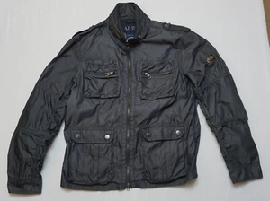 ARMANI Jeans Shadow Vintage Mens Jacket Zip Windbreaker Casual Grey Size 56 XXL - Picture 1 of 21