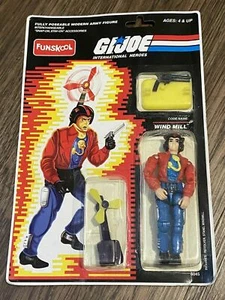 Raro Mulino a vento Funskool India Gijoe 2003 variante viola moc - Foto 1 di 6