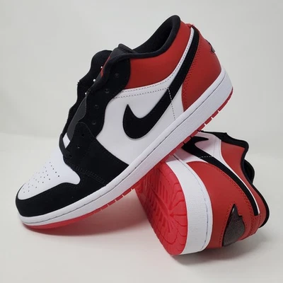 Nike Air Jordan 1 Low SE Shoes White Black Varsity Red IB8971-106 Mens Size 9.5 - Image 1 of 4
