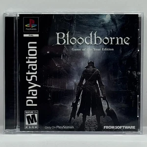 Bloodborne | PS1-Inspired Replacement CD Jewel Case | No Disc - Picture 1 of 3