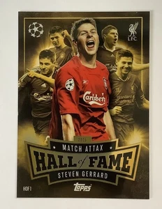 Topps Salón de la Fama Steven Gerrard Partido Attax 2025/2026 Liverpool 25/26 #HOF 1 - Imagen 1 de 4