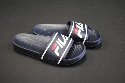 [3SM00067-422] NOVA SANDÁLIA INFANTIL FILA ELEGANTE SLIDE ST F AZUL MARINHO BRANCO F VERMELHO FKS3 - Imagem 1 de 4