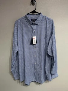 Polo Ralph Lauren Mens XXL Classic Fit Performance Nylon Button Up Long Sleeve - Picture 1 of 6