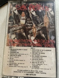 Sex Pistols We've Cum For Your Children 1988 Punk Cassette Compilation Skyclad - Picture 1 of 3