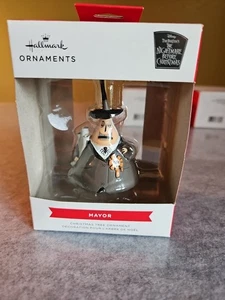 New! Hallmark Disney  Nightmare Before Christmas Ornament - Mayor - 2 Sided - Picture 1 of 2