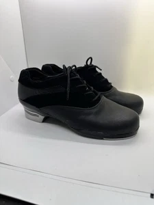 Capezio Tapsonic K542 Tele Tone Tap Zapatos Cuero Negro Para Hombre 10/W 11.5 - Imagen 1 de 12