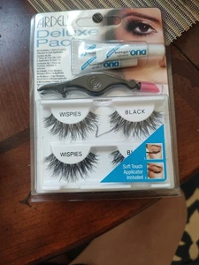 Ardell Deluxe Pack Wispies with Applicator & Clear Adhesive - Picture 1 of 2