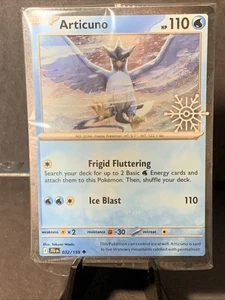 Pokemon TCG Articuno 032/191 Holiday Calendar 2025 SEALED Festive STAMP Promo - Bild 1 von 2