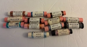 Vintage Lot of 13 BALGER Metallic Thread Blending Filament Made in France - Picture 1 of 3