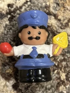 Little People Hispanic Man School Bus Driver Guard Mustache Fisher-Price - Picture 1 of 3