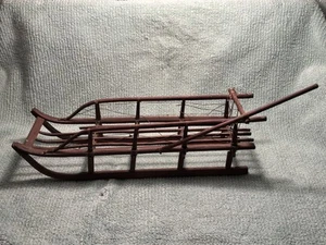 100+ Year Old Antique Alaskan Dog Sled Miniature, Hickory And Moosehide. - Picture 1 of 21