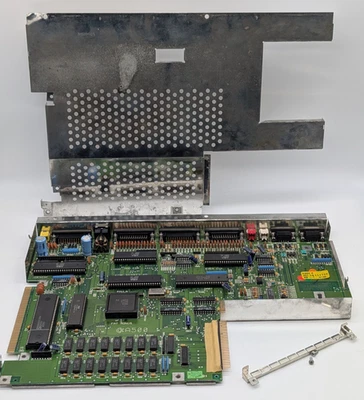 Amiga 500 Mainboard (Rev. 5) Kick 1.2, Bleche -  komplett & 100% OK✔️ - Bild 1 von 4