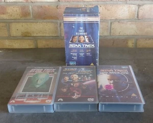 Star Trek - The Three Beginnings - Original , Next And Deep Space VHS - Picture 1 of 3