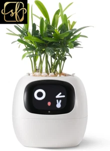 Smart Pet Planter Robot Guidance on Plant Care with Emojis, Adorable Plant Compa - Picture 1 of 13