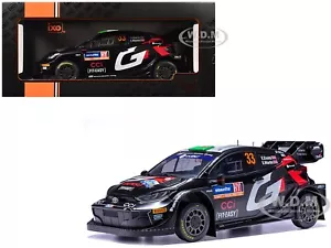 TOYOTA GR YARIS RALLY1 #33 2ND PLACE "RALLY SWEDEN" 2024 1/18 BY IXO 18RMC20022 - Picture 1 of 3