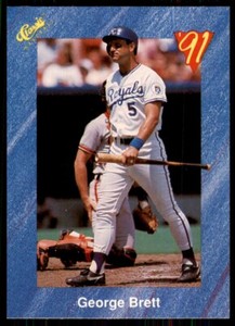 1991 Classic I Blue George Brett Kansas City Royals #T46 MLB Baseball Card