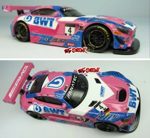 Hot Wheels CUSTOM 2021 FANATEC GT WORLD CHALLENGE MERCEDES AMG GT3 #4 BWT LOOSE - Picture 1 of 12