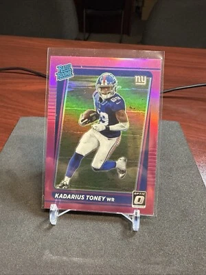 2021 Panini Donruss - Rated Rookie Optic Holo Pink Preview #P-264 Kadarius Toney - Image 1 of 3