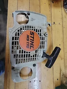 Cubierta de arranque de retroceso Stihl 1130 084 1000 MS 170 retroceso de trabajo - Imagen 1 de 9
