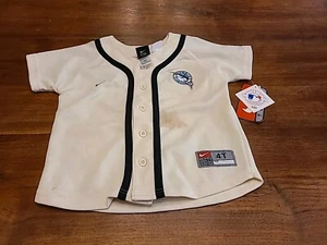 Camiseta para niños Mets marfil talla 4t Nike - Imagen 1 de 9