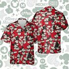 Steamboat Willie Funny Mickey Mouse Disney Cartoon Themed Aloha Hawaiian Shirt