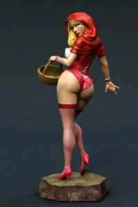 1/24 Little Red NSFW unbemalt unmontiert 3D Druck Modell Garage Bausätze GK - Bild 1 von 3
